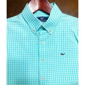 Vineyard Vines Boys Button Down Long Sleeve Whale Shirt